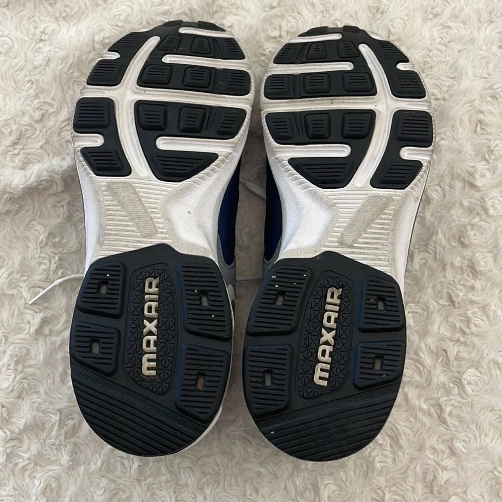 NIKE AIR MAX RUN LITE 5 in blue gray and white. Style 631263-401 Size 8.5 - Picture 5 of 10